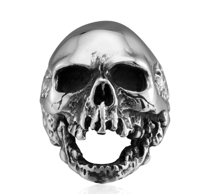 Silver Skull Ring