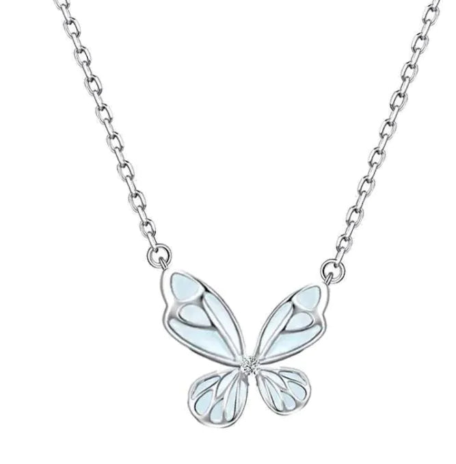 Glowing Butterfly Necklace