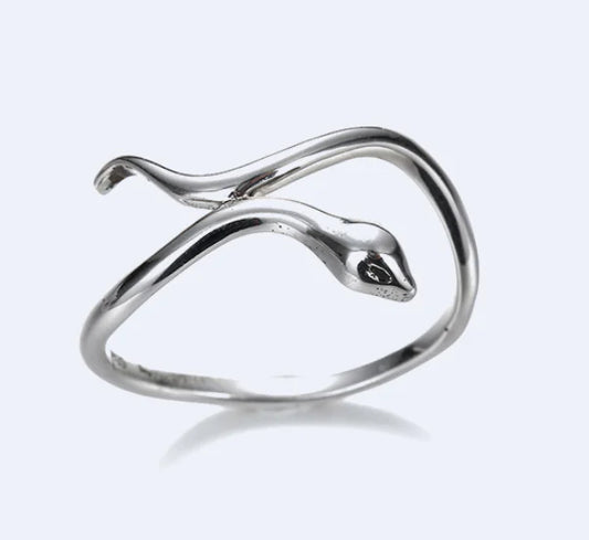 Silver Snake Ring